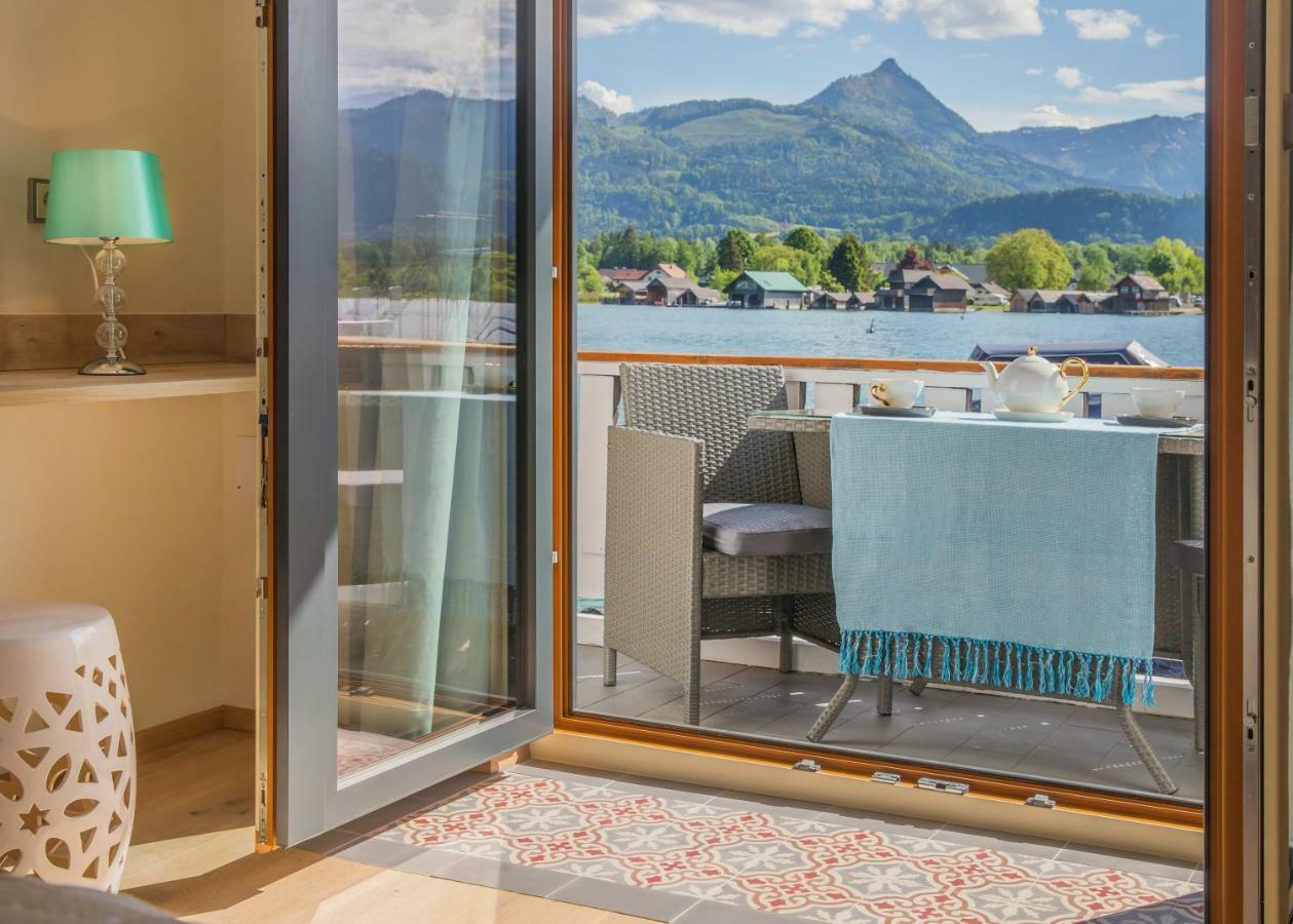 Apartamento Arndt'S Bootshaus Saint Wolfgang Exterior foto